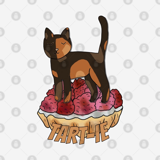 Tortie Pun: Tarte-ie by nonbeenarydesigns