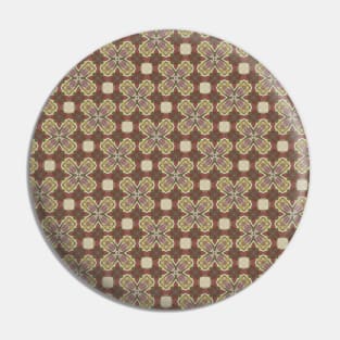 Brownish Clover Looking Pattern - WelshDesignsTP003 Pin