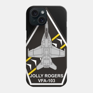 VFA-103 Jolly Rogers - F/A-18 Phone Case