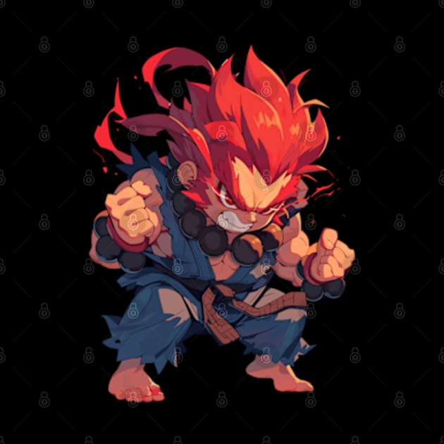 Street Fighter Akuma by peculiarbutcute