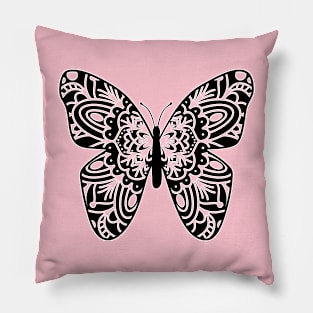 Butterfly Mandala Pillow