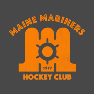 Vintage Maine Mariners Hockey 1977 T-Shirt