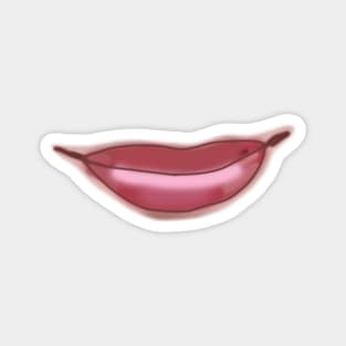 Pink Lips Smile Magnet