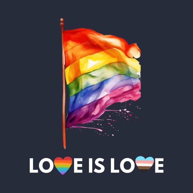 Love is Love Shirt Pride T-Shirt Gay Pride Tshirt Proud LGBTQ apparel Lesbian Pride Bi Pride Equality Shirt Pride Month Gift Rainbow shirt by Batal Smiley Superhero