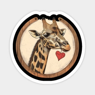 Giraffe Design Lover Magnet