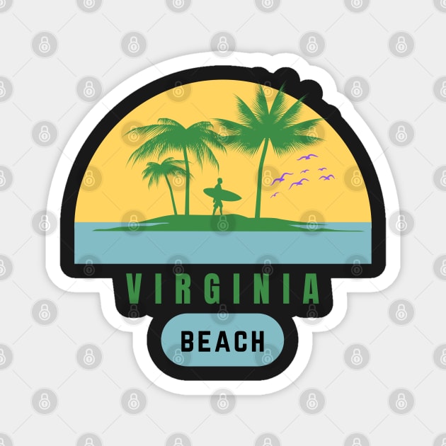 Virginia Beach Magnet by bougieFire