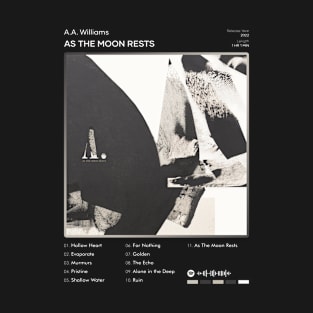 A.A. Williams - As The Moon Rests Tracklist Album T-Shirt