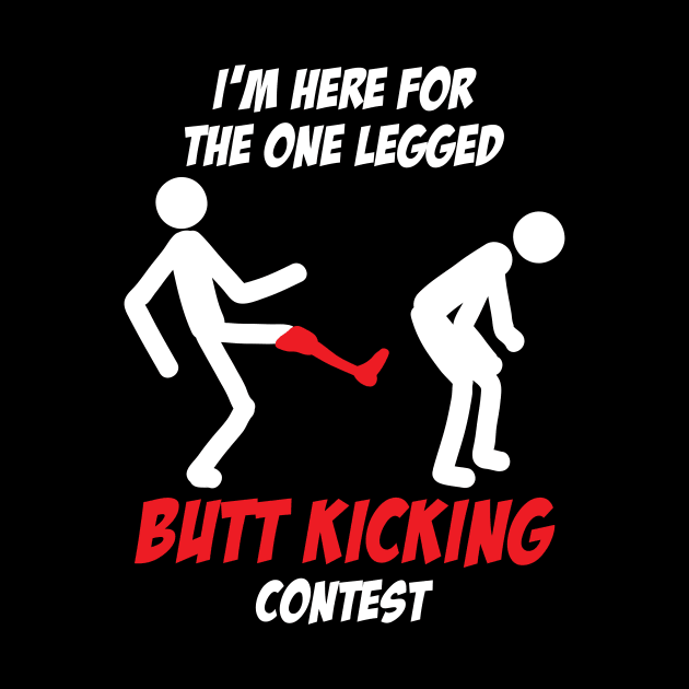 Butt Kicking Contest Leg Amputee by maxcode