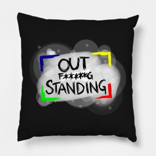 Out Asterisk Standing 1 Pillow