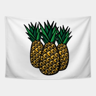 Pineapple Trio Tapestry