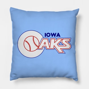 Defunct Iowa Oaks Minor League Baseball 1979 Pillow