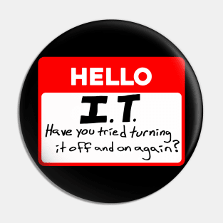 Hello IT Pin