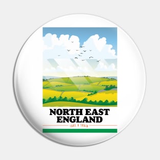 North East England Travel poster Pin