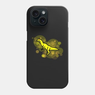 Yellow Allosaurus Rainbow Dinosaurs Series Phone Case