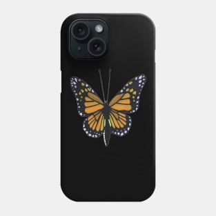 Butterfly 02k, transparent background Phone Case