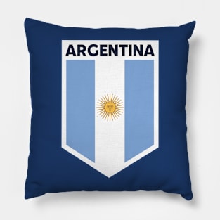 Argentina Flag Emblem Pillow