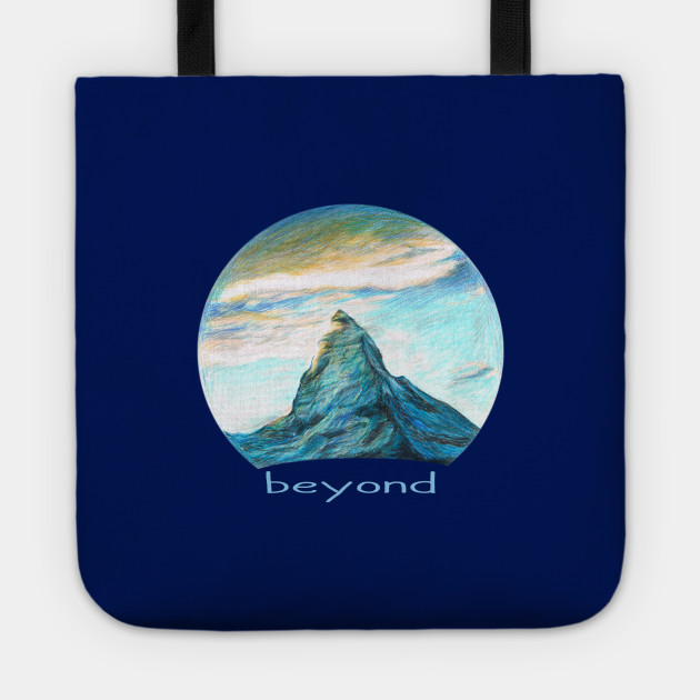 TITILEIN Beyond / Mountain Summit at Sunset Drawing