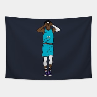 Ja Morant Goggles Celebration Tapestry