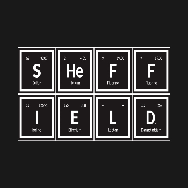 Sheffield | Periodic Table by Maozva-DSGN