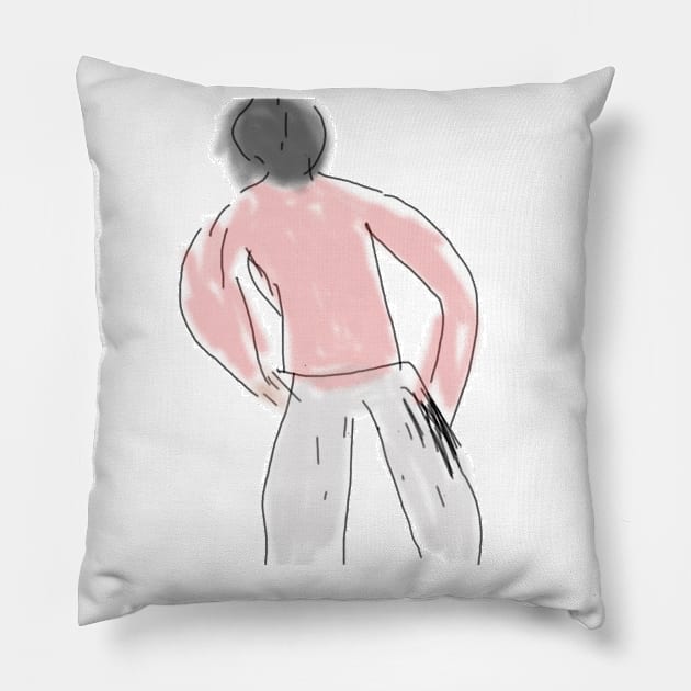 A guy from behind Pillow by Not Nice Guys