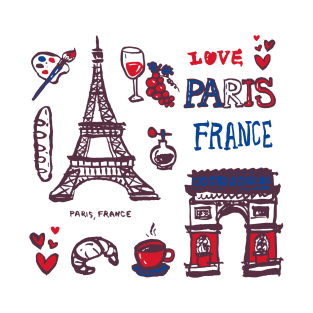 Paris icons T-Shirt