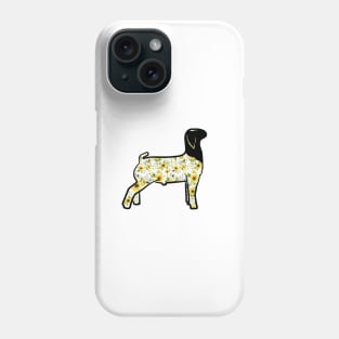 Watercolor Sunflower Market Goat - NOT FOR RESALE WITHOUT PERMISSION Phone Case