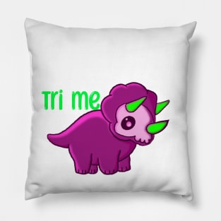 Trix the Tri Me Triceratops Pillow