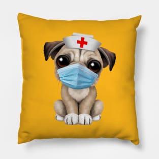 Cute Pug Puppy Nurse Pillow