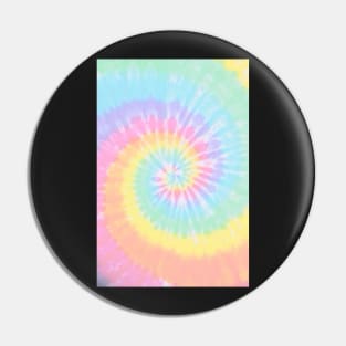 Pastel Rainbow Tie Dye Pattern Pin