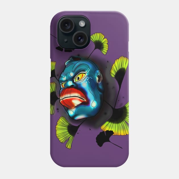 Karasu Tengu, Japanese folklore Youkai by blacklinesw9 Phone Case by Blacklinesw9