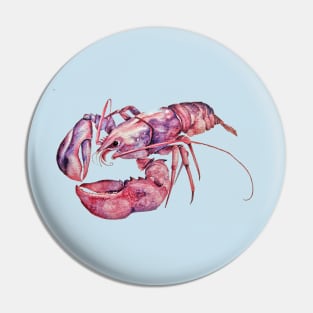 The Pink Lady Lobster Pin