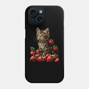 Cat Strawberry Themed-Party Phone Case