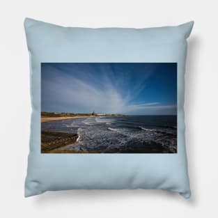 Tynemouth Long Sands (2) Pillow