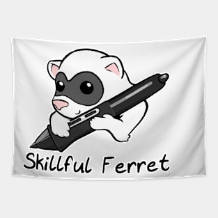 Skillful Ferret Tapestry