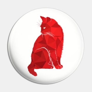 Amazing Red Cat Design - Furry Red Cute Cat Kitten Product Pin