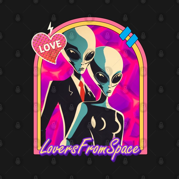 Lovers From Space "Purple Flash" by Invad3rDiz