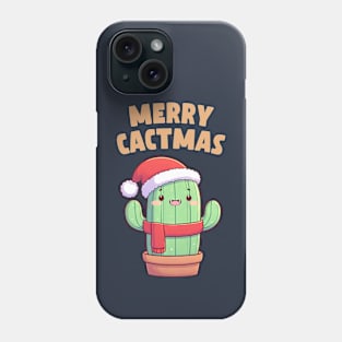 Merry Cactmas Christmas Cactus Phone Case