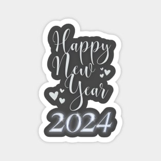 New Year Vibes: 2024 Edition Magnet