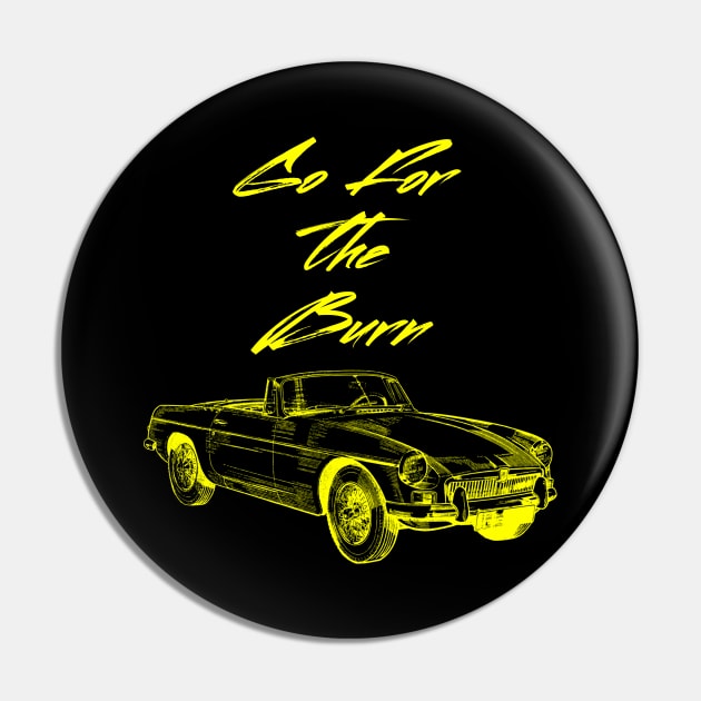Go For The Burn, car burnout, Vintage Rust Car, Rust car for men, Car Lover Gift Pin by Style Conscious