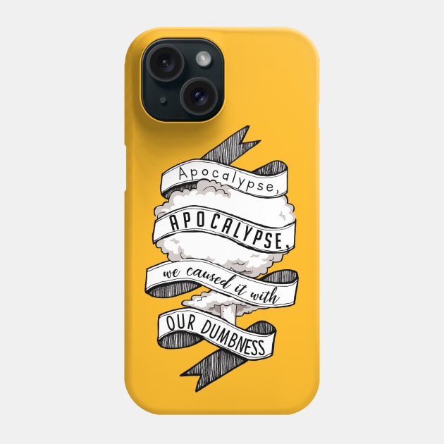 Apocalypse Carol Phone Case by wyoskate