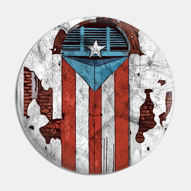 Puerto Rican Flag Door San Juan Puerto Rico Pin by PuertoRicoShirts