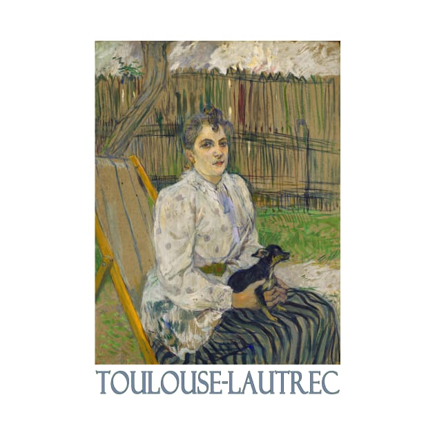 Lady with a Dog by Henri de Toulouse-Lautrec by Naves