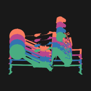 Rowing machine colourful design T-Shirt