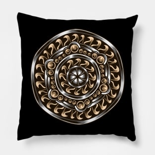 Artwork Illustration Ancient Seal Symbol Pillow