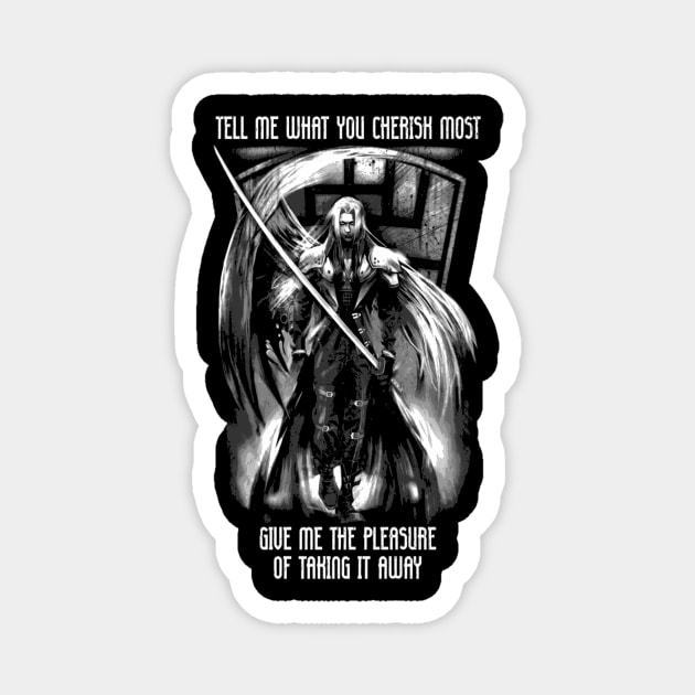 Sephiroth FF7 The One Winged Angel  2 Magnet by daibaiga