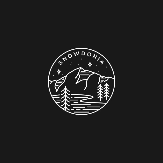 Snowdonia National Park Emblem - Black by typelab