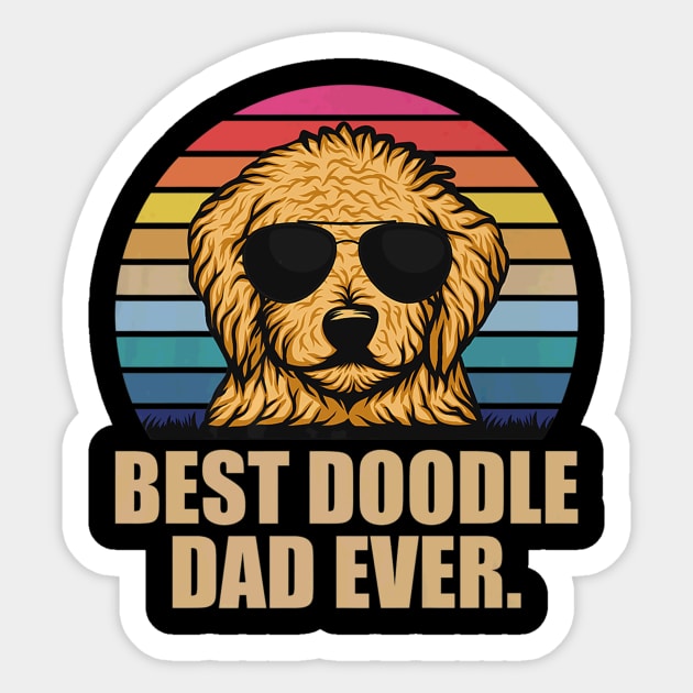 Best Doodle Dad Ever - Vintage Golden Doodle Fathers Day T-Shirt Best Doodle Dad Ever - Vintage Golden Doodle Fathers Day T-Shirt