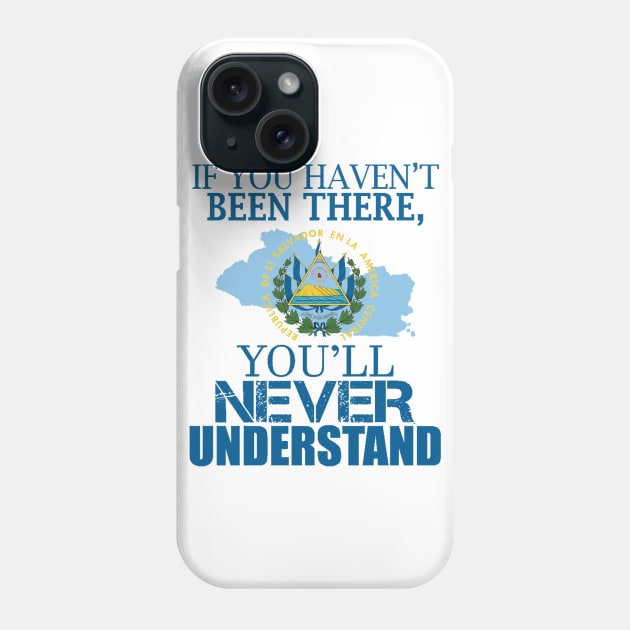 El Salvador you’ll never understand map Phone Case by tirani16