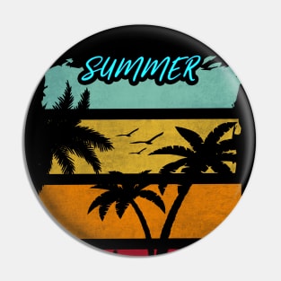 summer vibes T-shirt Pin