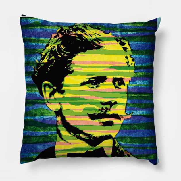 Ambrose Bierce Pillow by Exile Kings 